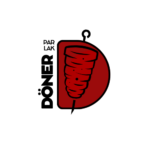 Kırmızı ve Siyah, Modern ve Dikkat Çekici, Dönerci Markası Logo